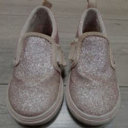Vans Pink Sparkle Toddler Shoes