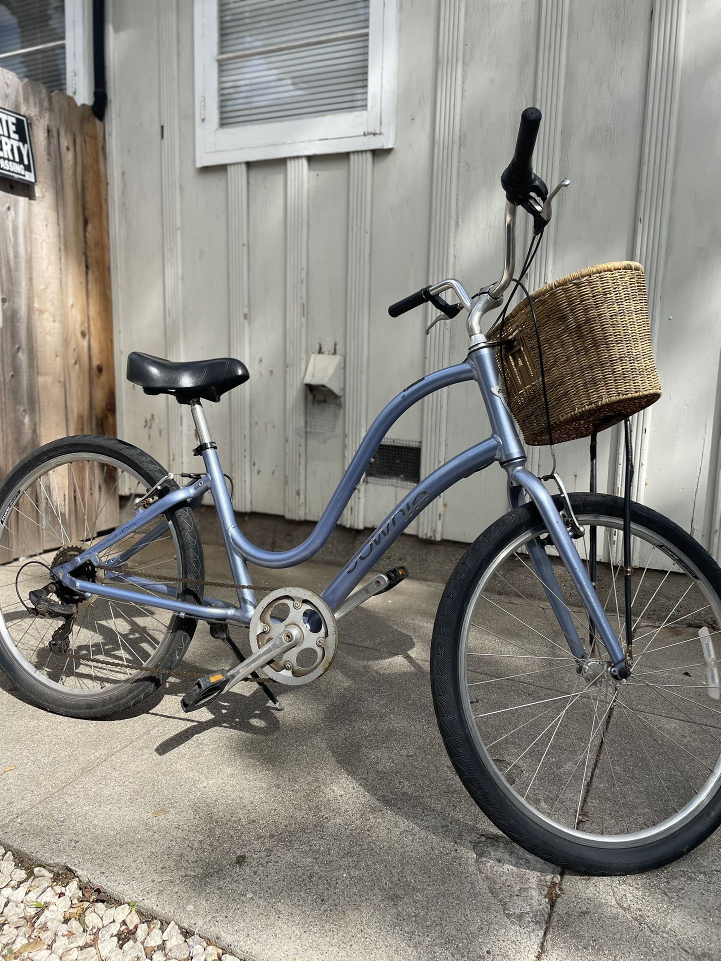 Light blue Townie Electra Bike