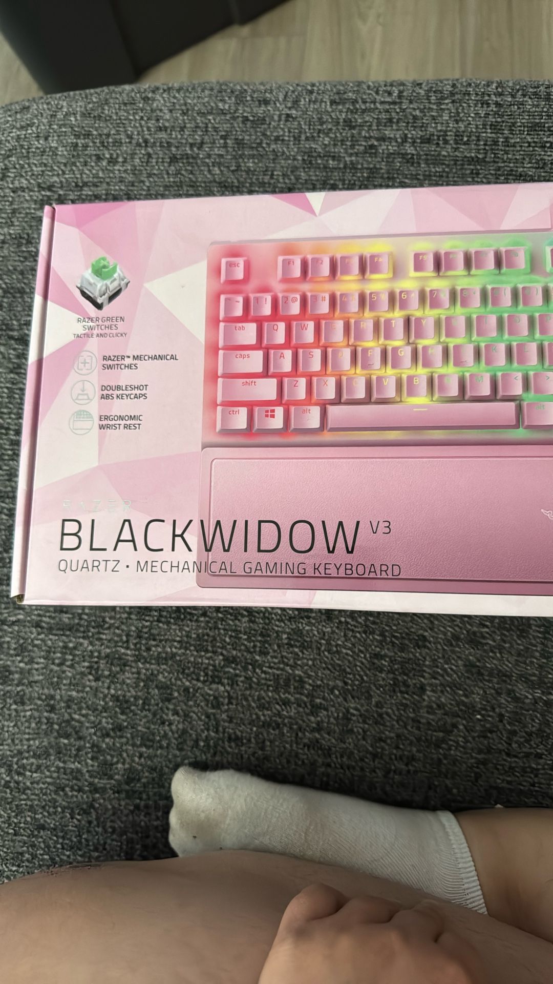 Razor BlackWidow V3 -Quartz