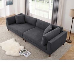 Oversized grey Couch