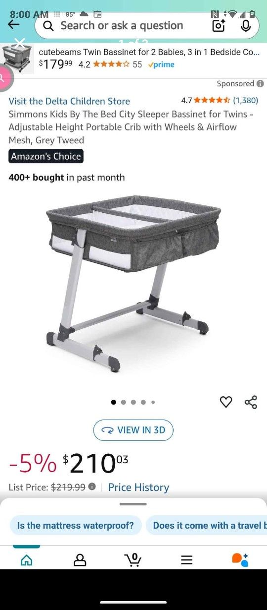 Twin Bassinet 