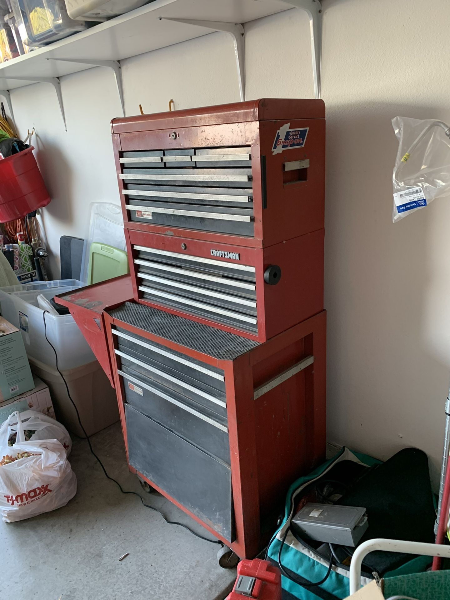 Craftsman tool box side shelf deals