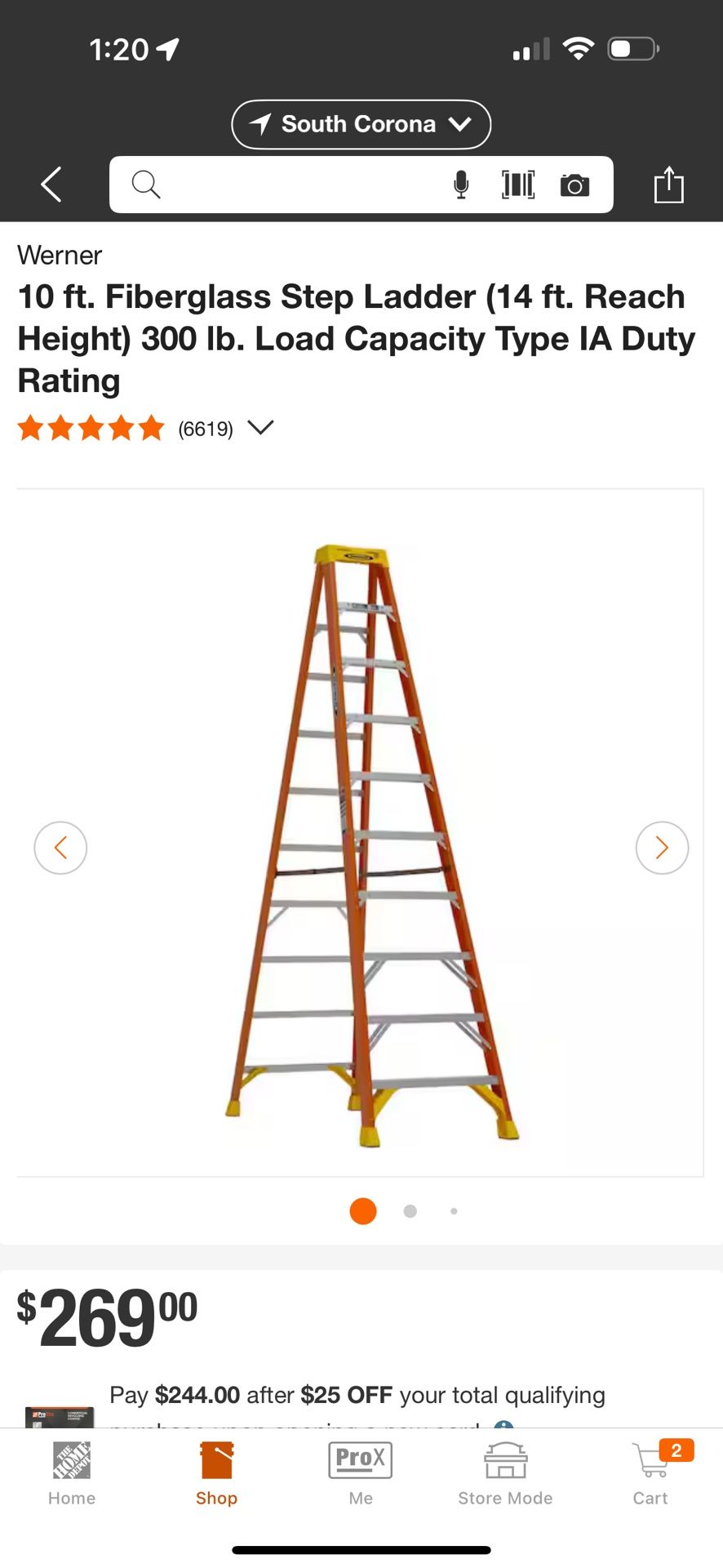 Ladder 10’ A-frame