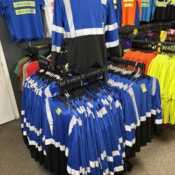 Safety Blue Long Sleeve Shirt 