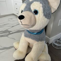 Giant Husky Stuffed Toy