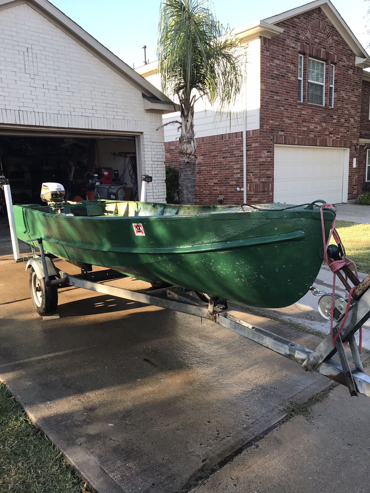 Aluminum V bottom boat for Sale in Houston, TX - OfferUp