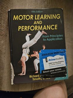 Motor Learning & Performance From Principals To Application Fifth Edition