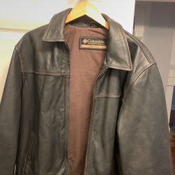 Columbia leather jacket