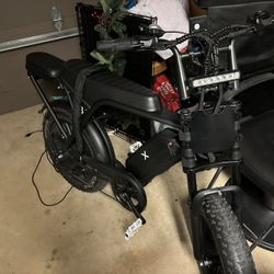 Modded Ouxi V8 Electric Bike With Dual Battery