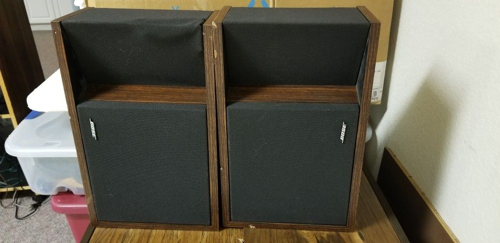$30 Two Vintage 1984 BOSE Speakers 201 Series 2 Untested