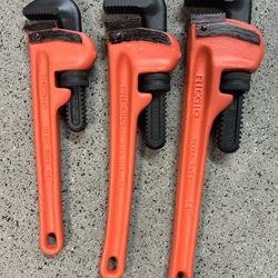 Pipe Wrench Ridgid Tools  Lot