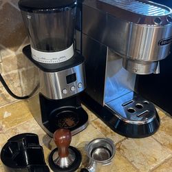 Espresso Machine And Grinder 