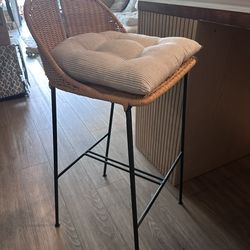 CB2 - Cesta Rattan Barstools (Set of 4)