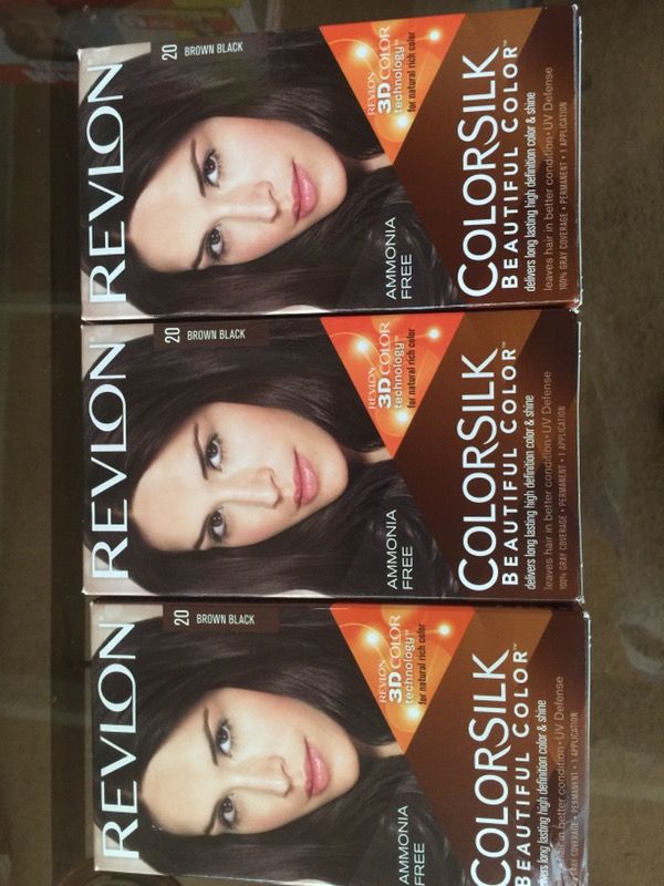 Revlon Hair Color , 3 available, brown black color