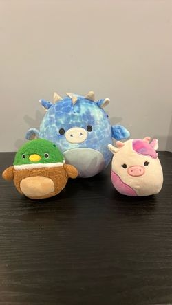 Squishmallows Plush Set of 3