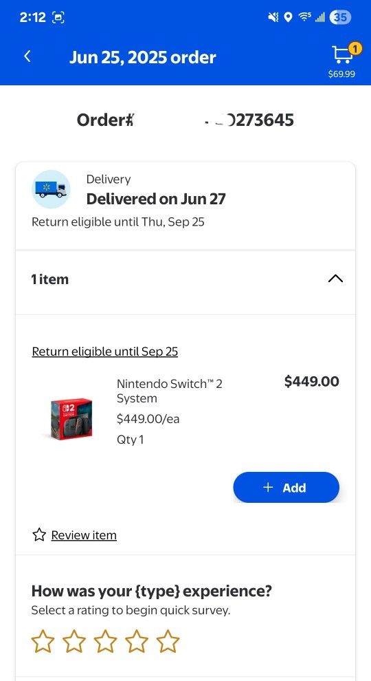 Switch 2 Console Only. Brand New.