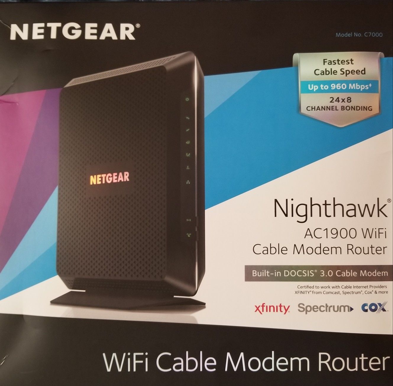 Netgear Nighthawk AC1900 Cable Modem Router