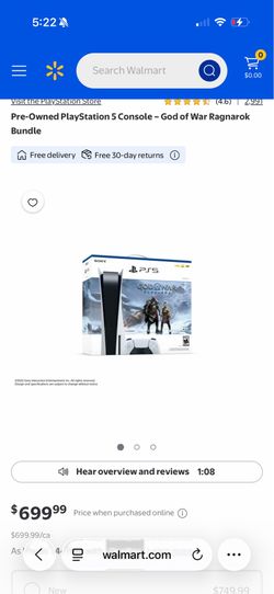 PlayStation 5 with game