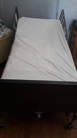 Working hospital bed