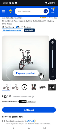 Kids bycicle
