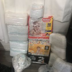 Baby Diapers And Clothes 
