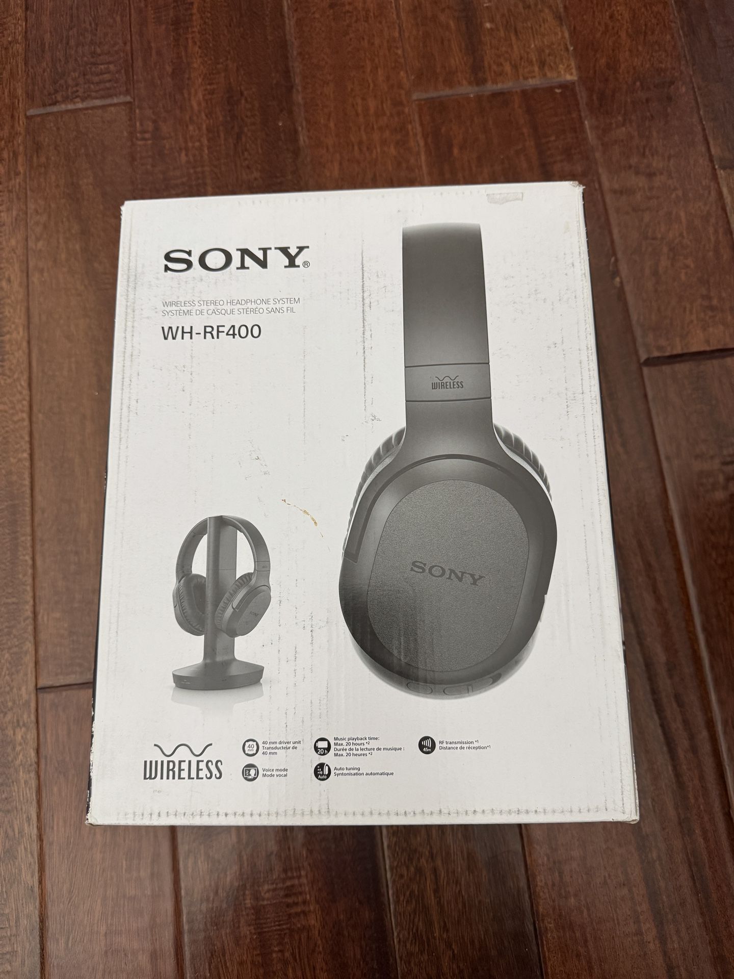 Sony WH-RF400 Wireless Stereo Headphones