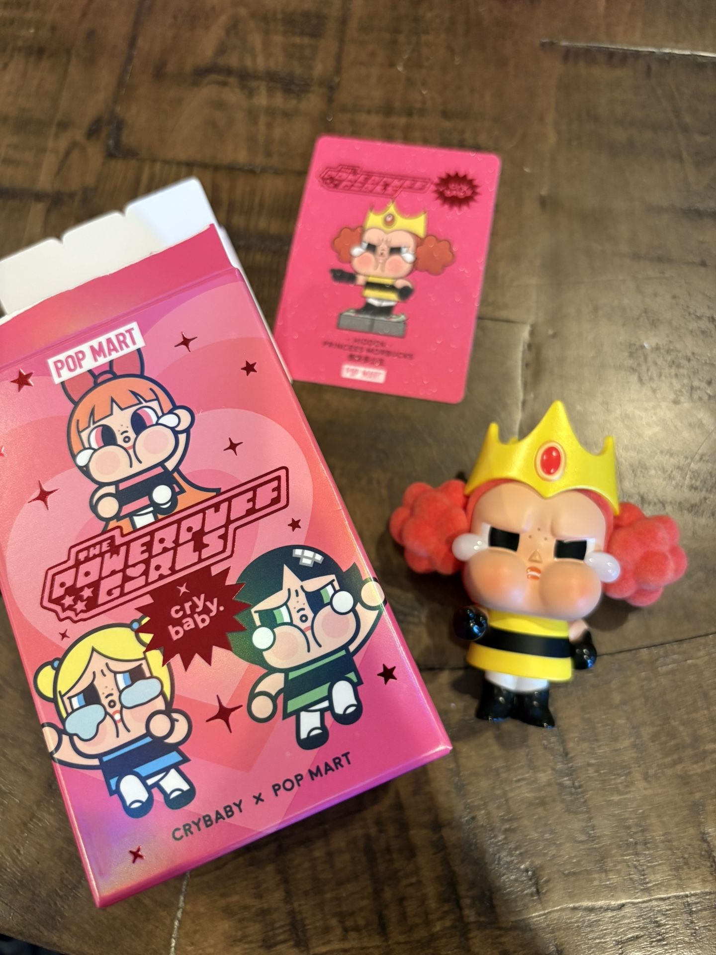 Pop Mart CRYBABY x Powerpuff Girls Series Princess Morbucks Battle Suit (Secret Edition) Figure