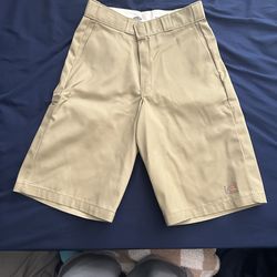 Khaki long dickies shorts