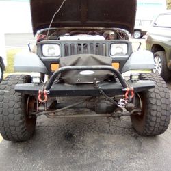 Bad Ass Jeep 283 Stroker Engine 1ton Axles 400 Turbo Trans  Hyway Legal  5k Winch