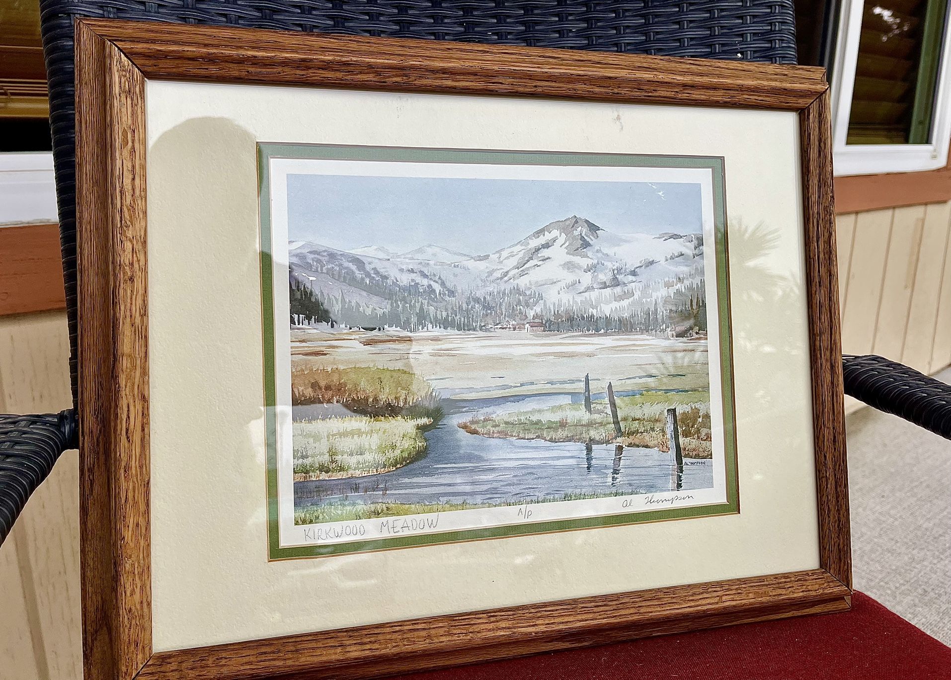 “Kirkwood Meadows – Signed Artist’s Proof (A/P) by Al Thompson – Prison Outsider Art”