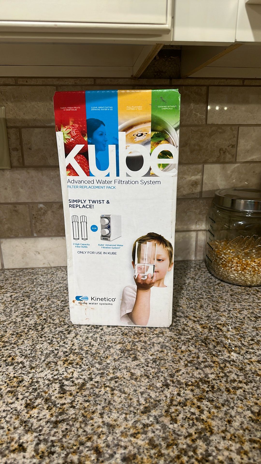 Kube Advanced Water Filter Replacement Pack