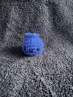 Crochet blueberry