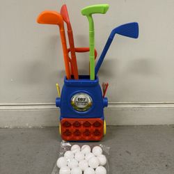 BENOLL Toddler Golf Set Toys for Kids, 4 Golf Sticks, 15 Balls LIKE NEW! PICK UP IN CORNELIUS