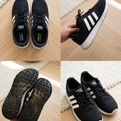 Size 7 Adidas Cloudfoam Women’s Sneakers – Black & White