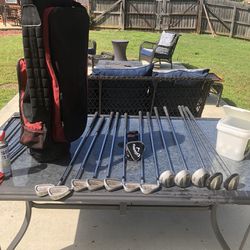 Golf Clubs And Bag