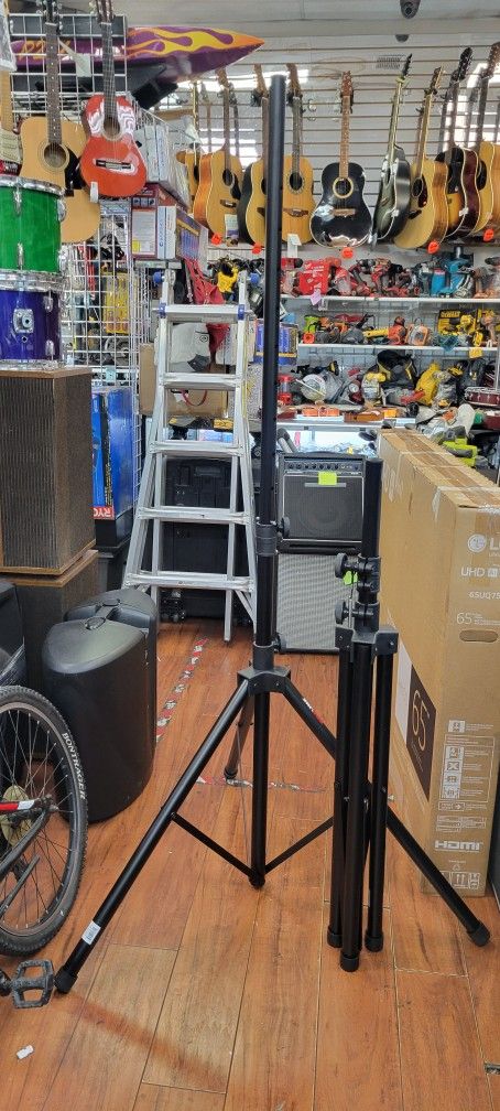 New PROline SPS502 Speaker Stand Two Pack With Bag DJ Studio PA $95