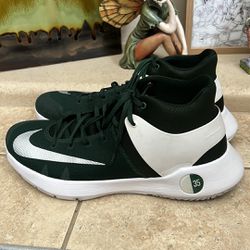 Nike KD Trey Green And White Athletic Shoes Mens Size 13.5