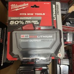 Milwaukee M18 RedLithium HIGH OUTPUT HD12.0 12.0 Battery 18V Pack 48-11-1812 OEM