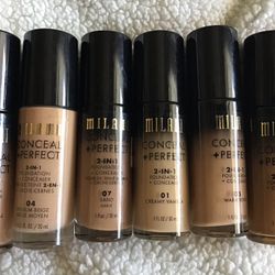 New Milani Conceal Perfect Foundations 