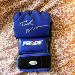 Tank Abbot Signed Pride Glove 
