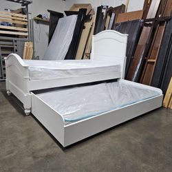 Twin Trundle Bed And Mattress 