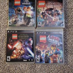 Pack of 4 PS3 Lego Video Games
