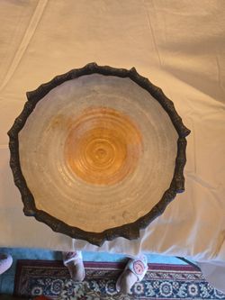 11" Organic Modern Wabi-Sabi Ceramic Centerpiece Bowl