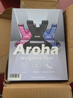 Aroha Weighted Vest Pink New