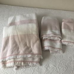 6 Piece Towel Set…$8.00