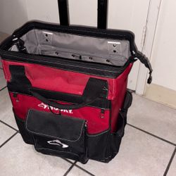 Husky Rolling Tool Bag With Belts
