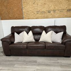 Leather Sofa - FREE DELIVERY