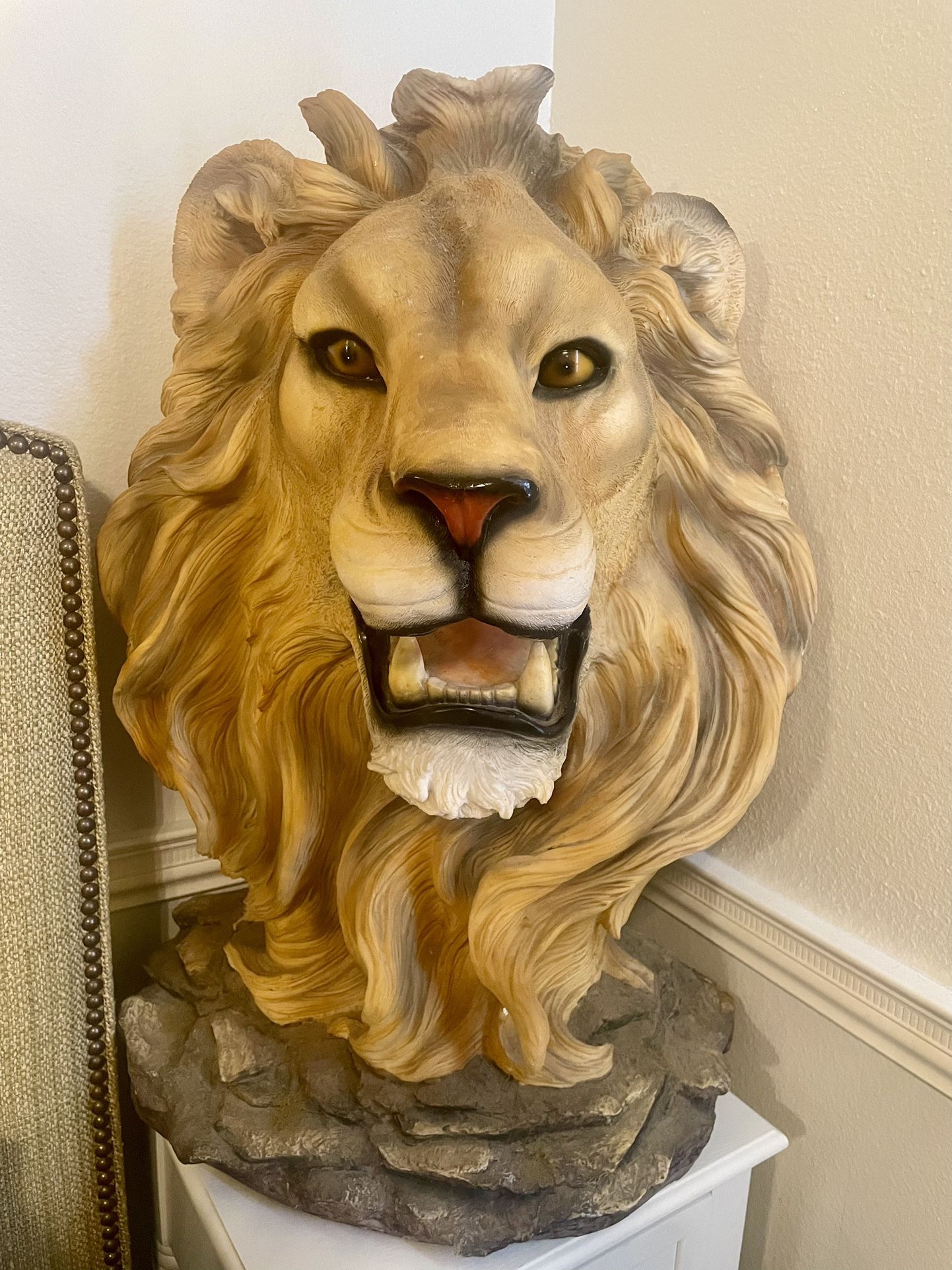 Lion Head Statue