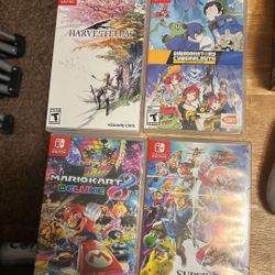 Nintendo Switch Pro Controllers And Games 