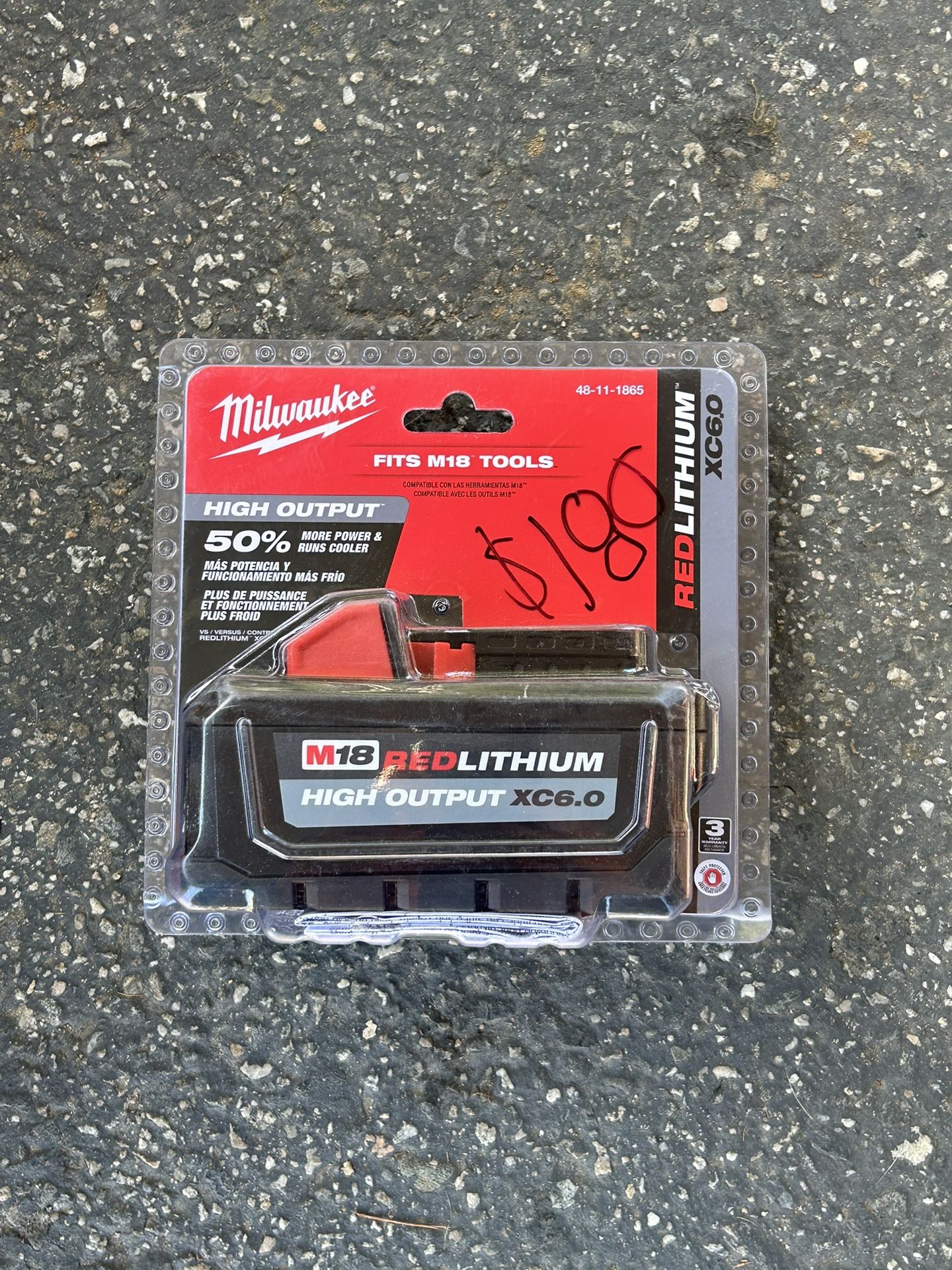Milwaukee M18 6.0 AH RedLithium HIGH OUTPUT